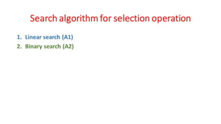 DBMS Unit - 5 - Query processing and optimization | PPT