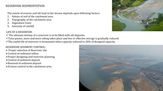 Unit -5 RESERVOIR PLANNING | PPTX