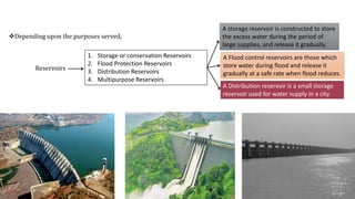 Unit -5 RESERVOIR PLANNING | PPTX