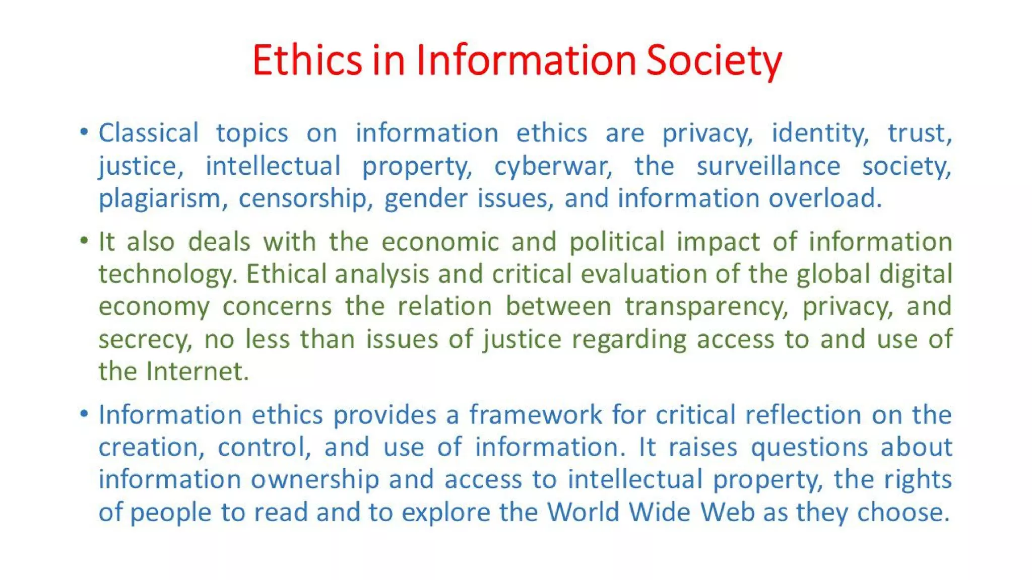CLE Unit - 5 - Cyber Ethics