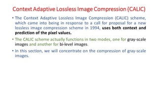 DC - Unit - 5 - Lossless Image Compression | PDF
