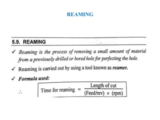 REAMING
 