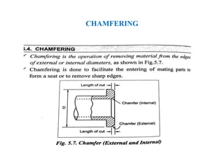 CHAMFERING
 