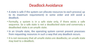 OSV - Unit - 5 - Deadlock