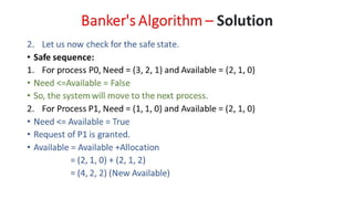 OSV - Unit - 5 - Deadlock