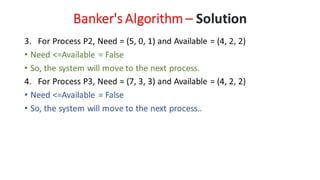 OSV - Unit - 5 - Deadlock