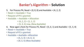 OSV - Unit - 5 - Deadlock