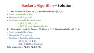 OSV - Unit - 5 - Deadlock