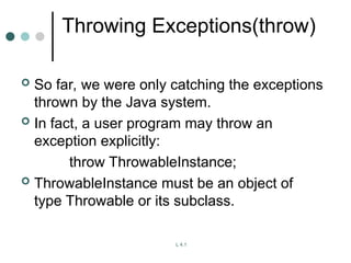 Unit-5.ppt JAVA VTU PPT PRESENTEATION BY | PPT
