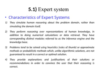unit-5 EXPERT SYSTEMS AND EXPERT SHELLS.pptx