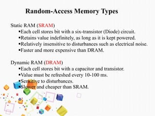 memory hierarchy in computer architecture | PDF