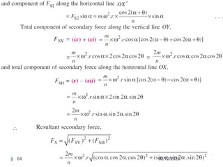 theory of machines Unit - 5.pptx balancing | PPTX
