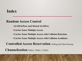 Comprehensive Overview of Medium Access Control in Computer Networks | PPTX