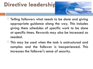 Unit-5.3(Leadership Style).ppt for nurses | PPT