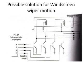 Possible solution for Windscreen
wiper motion
 