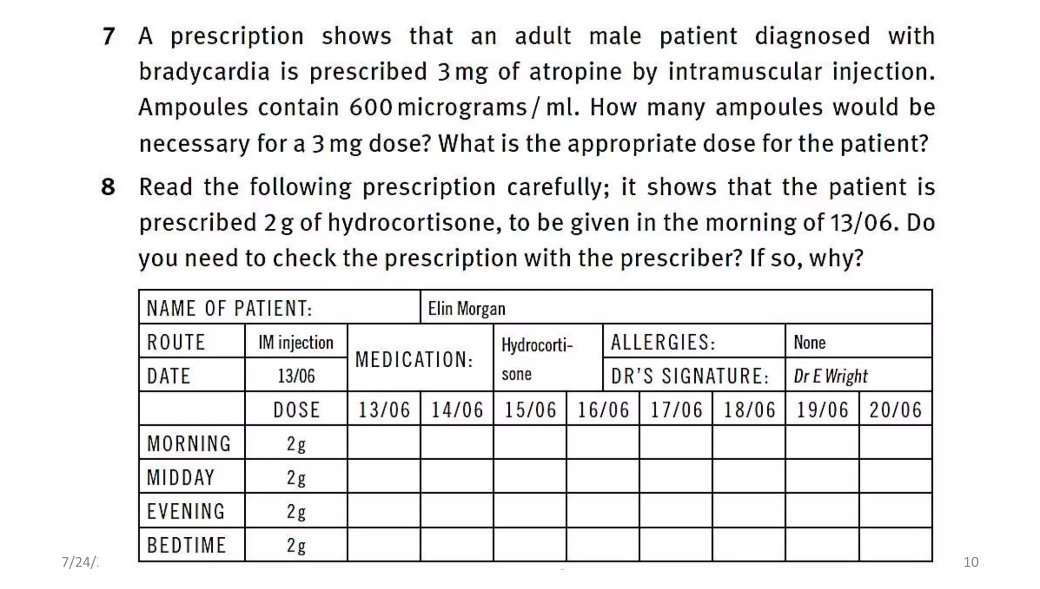 Dose calculations- injections for nurses and pharmacists | PPTX