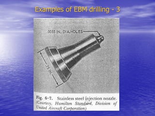 Examples of EBM drilling - 3
Examples of EBM drilling - 3
 