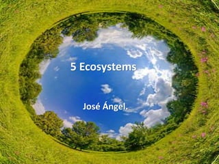 5 Ecosystems
José Ángel.
 