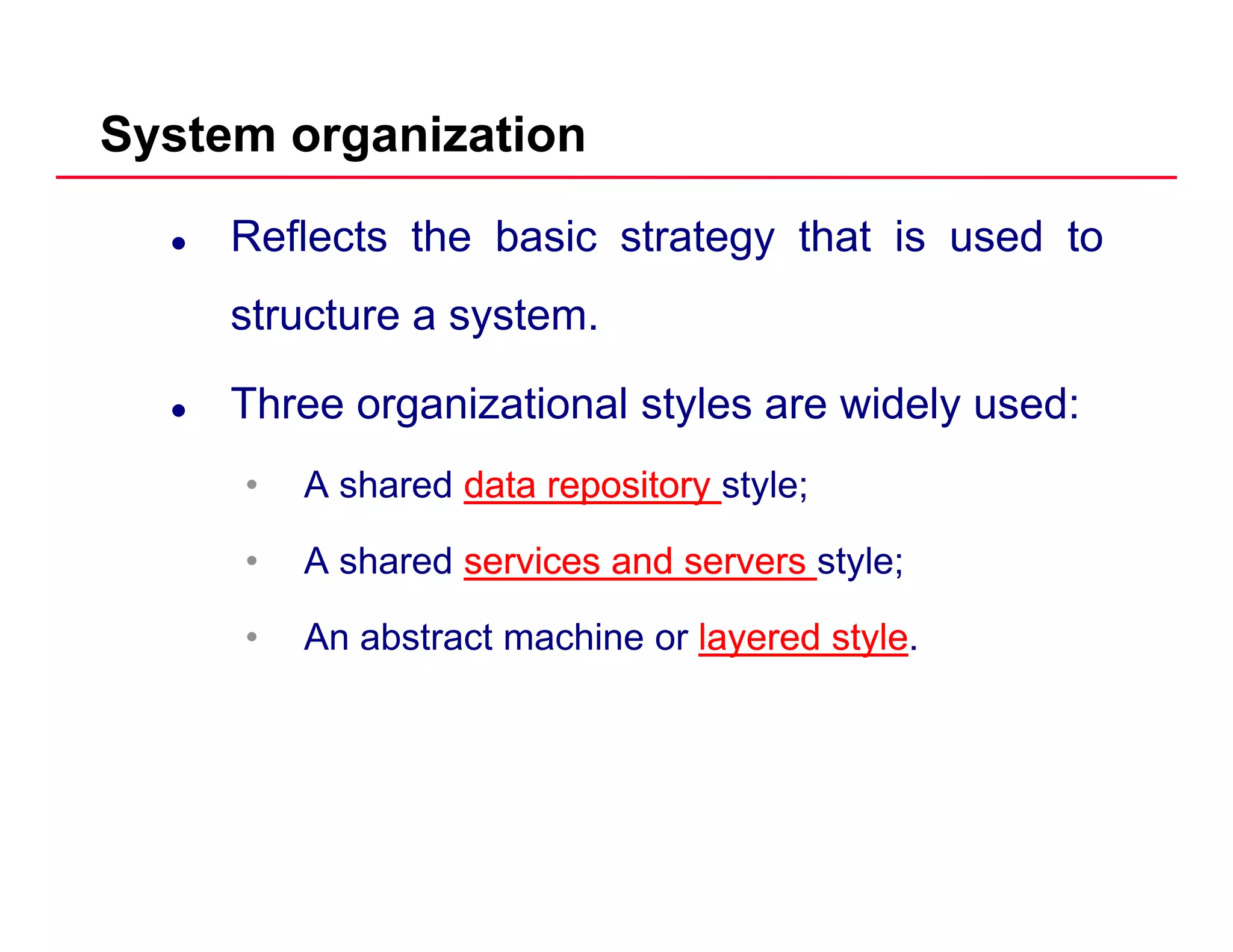 Unit 5- Architectural Design in software engineering | PPT