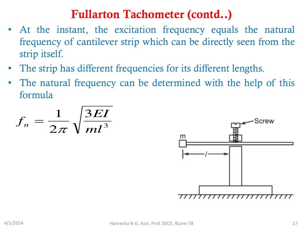 Vibration measuring instruments