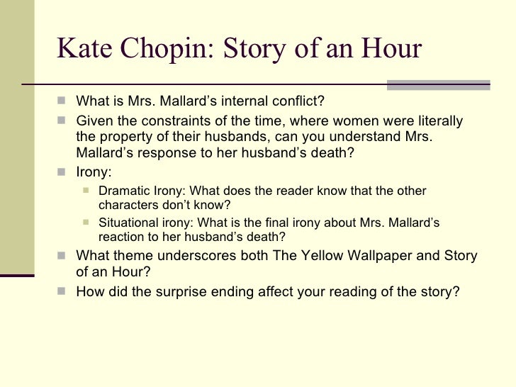 kate chopin the story of an hour essay