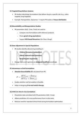 CHAPTER 05: Application of Pharmacokinetics in New Drug Development and ...