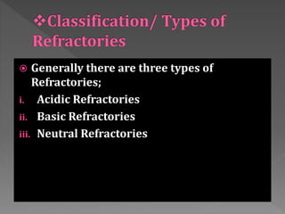 Cement, Glass & Refractories | PPTX