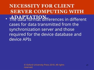 UNIT - 5 [ Client - Server Computing With Adaptation ].pptx