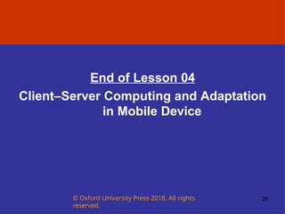 UNIT - 5 [ Client - Server Computing With Adaptation ].pptx