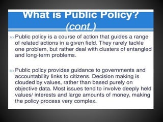 Unit  5 guidlines for policy analysis (mha)