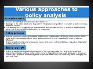 Unit  5 guidlines for policy analysis (mha)