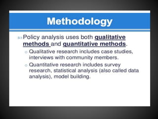 Unit  5 guidlines for policy analysis (mha)