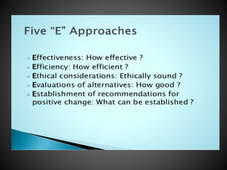 Unit  5 guidlines for policy analysis (mha)