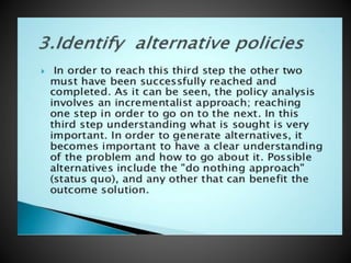 Unit  5 guidlines for policy analysis (mha)