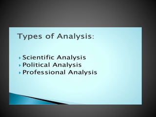 Unit  5 guidlines for policy analysis (mha)