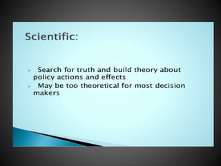 Unit  5 guidlines for policy analysis (mha)