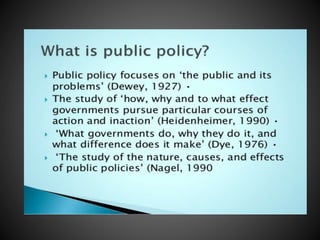 Unit  5 guidlines for policy analysis (mha)