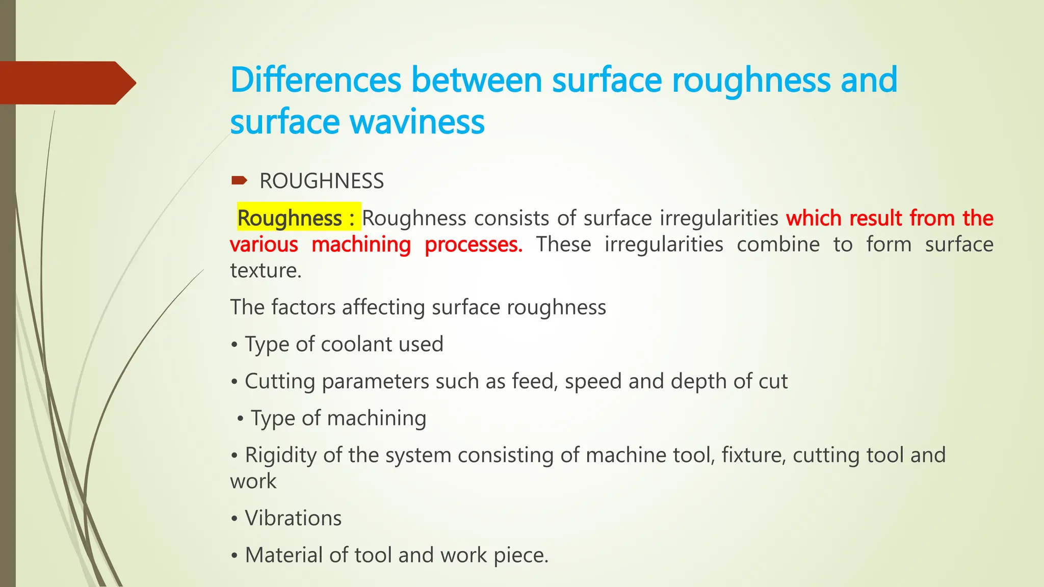 SURFACE ROUGHNESS MEASUREMENT. PPTS.pptx