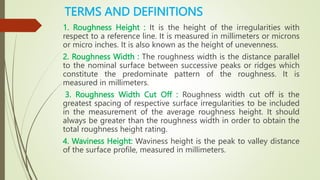 SURFACE ROUGHNESS MEASUREMENT. -PPTS.pptx