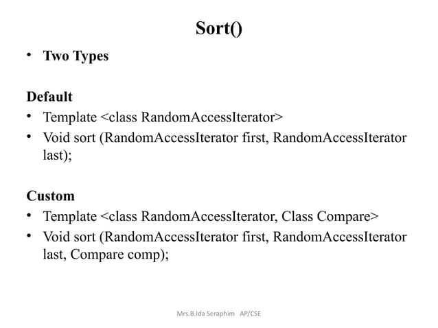 Advanced oops using c and c++.Pptx in Srm | PPT