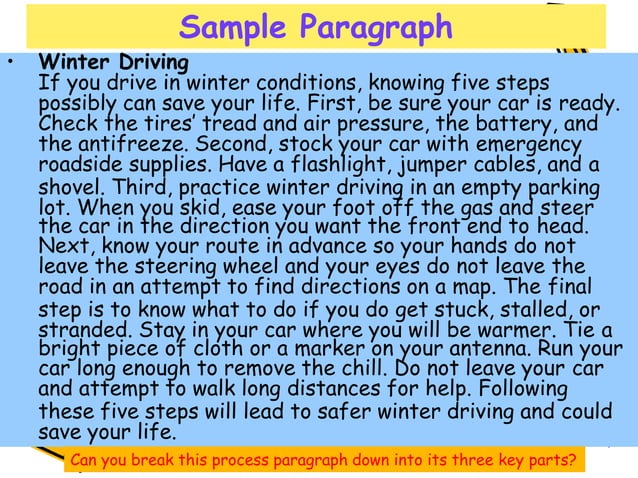Process Paragraph | PPT