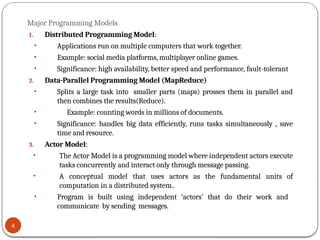 Comprehensive Overview of Distributed and Data-Parallel Programming ...