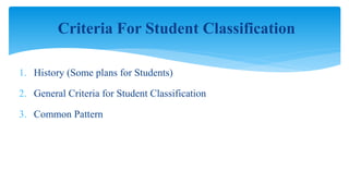 Student Classification Unit 5 school discipline and classroom management | PPTX