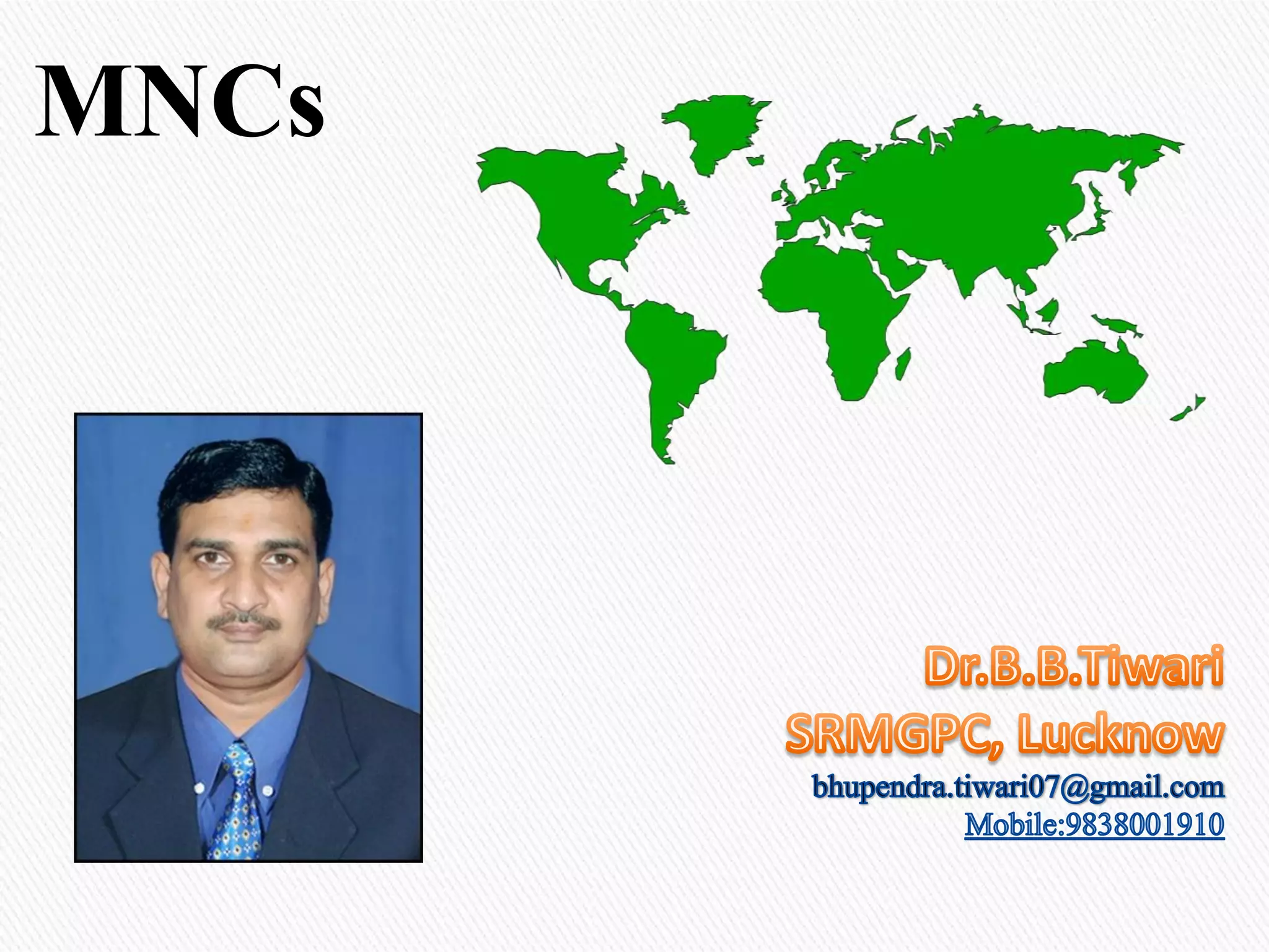 MNCs Definition, features and Advantages Disadvantages PPT