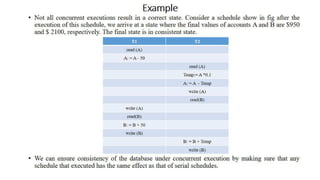 DBMS Unit - 6 - Transaction Management | PDF