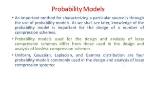 DC - Unit - 6 - Mathematical Preliminaries for Lossy Coding