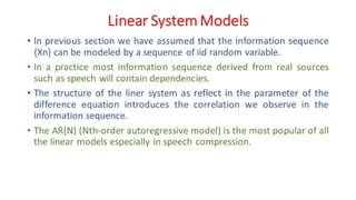 DC - Unit - 6 - Mathematical Preliminaries for Lossy Coding