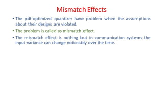 DC - Unit - 6 - Mathematical Preliminaries for Lossy Coding