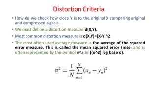 DC - Unit - 6 - Mathematical Preliminaries for Lossy Coding