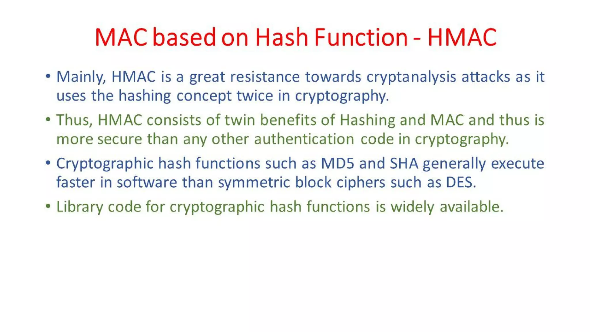 CNS - Unit - 6 - Message Authentication Code